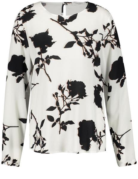 BLUSE 1/1 ARM BASIC FIT - 09018/ECRU/WEISS/SCHWARZ