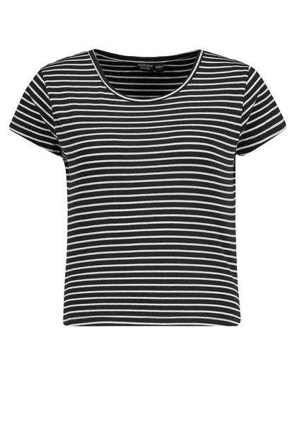 DOB Shirt, kurzarm, Rundhals - 24000/black-white S