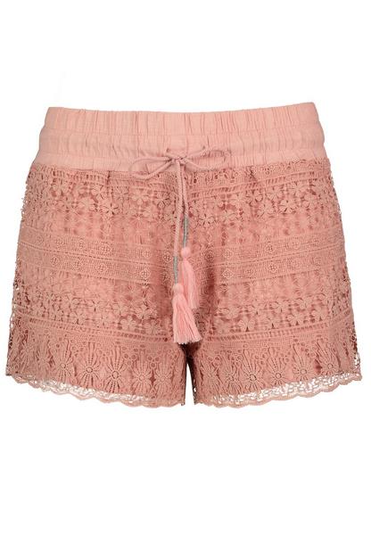 DOB Shorts, Obermaterial Spitze, - 13200/hazy rose