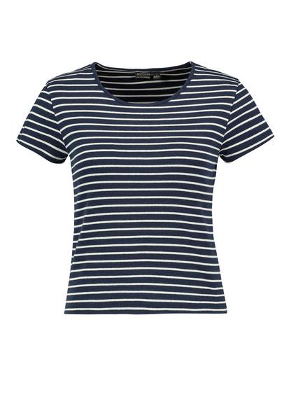 DOB Shirt, kurzarm, Rundhals - 19000/stormy blue-w