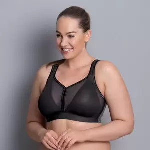 Sport-BH mit Schale - 408/anthrazit