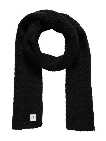 structured high bulky scarf Ac - 2999/black