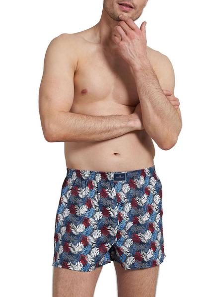 Web-Shorts 2er Pack - 635/blau-dunkel-Allover