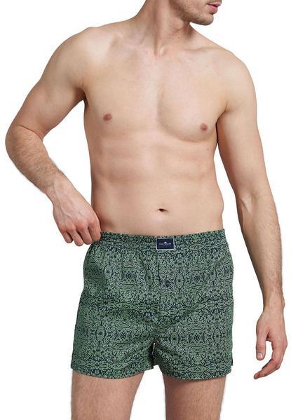 Web-Shorts 2er Pack - 635/blau-dunkel-Allover