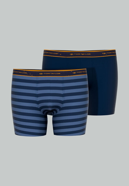 Long Pants 2er Pack - 632/blau-dunkel-Ringel