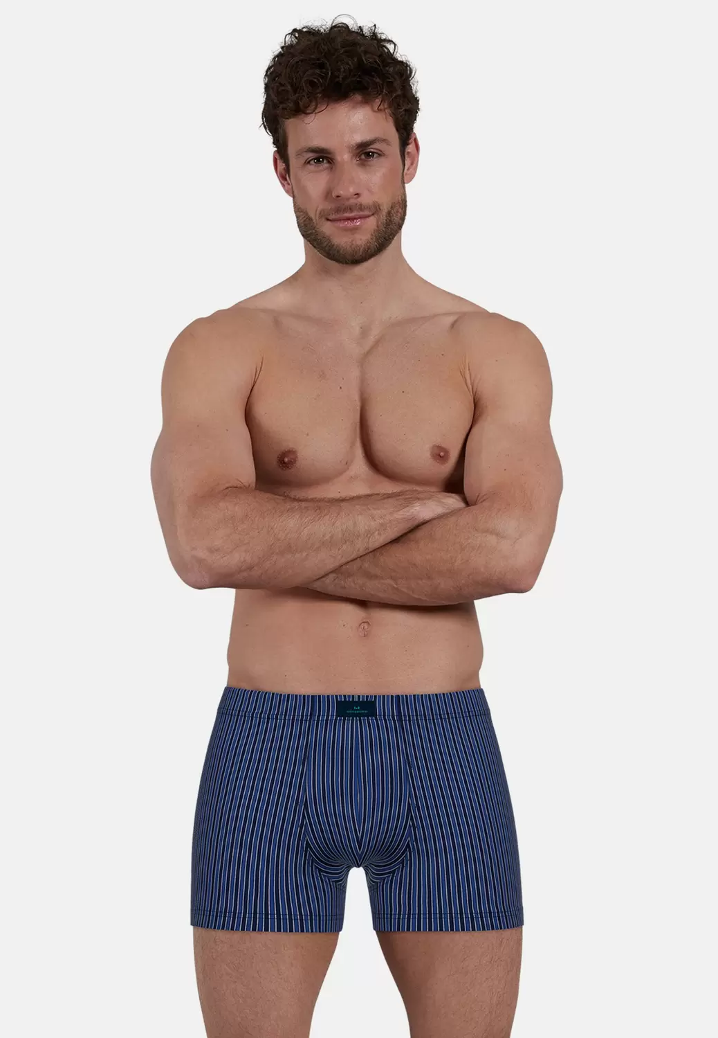 Pants, blau-mittel-Streifen