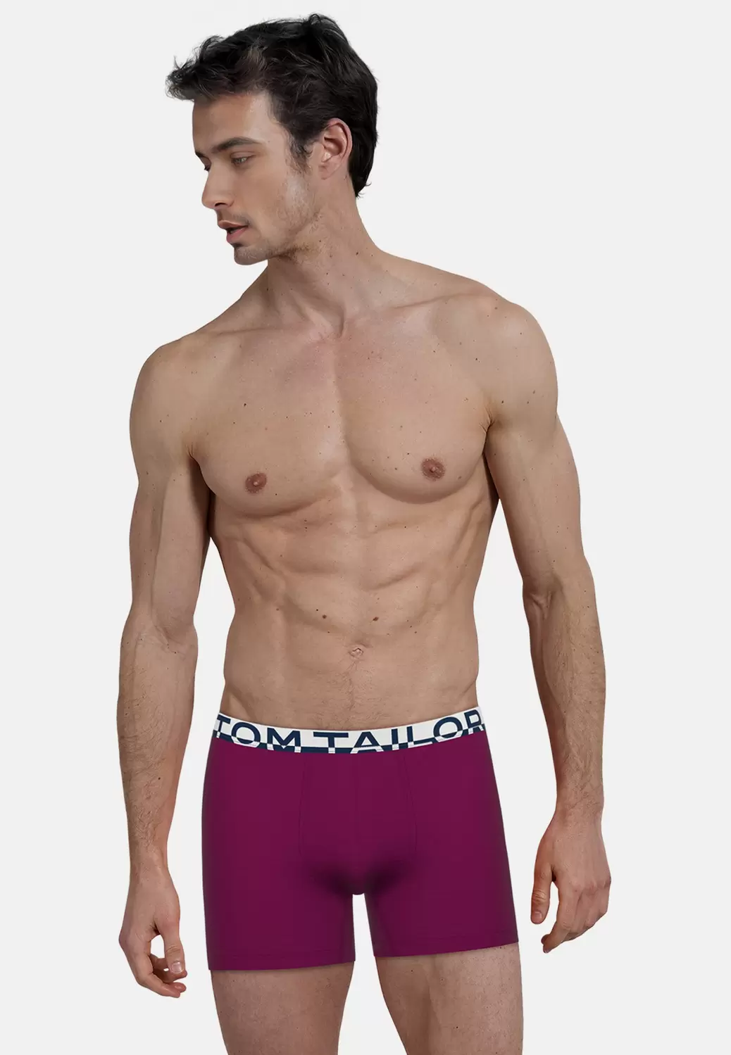 Long Pants 2er Pack, rot-dunkel-multicolor2