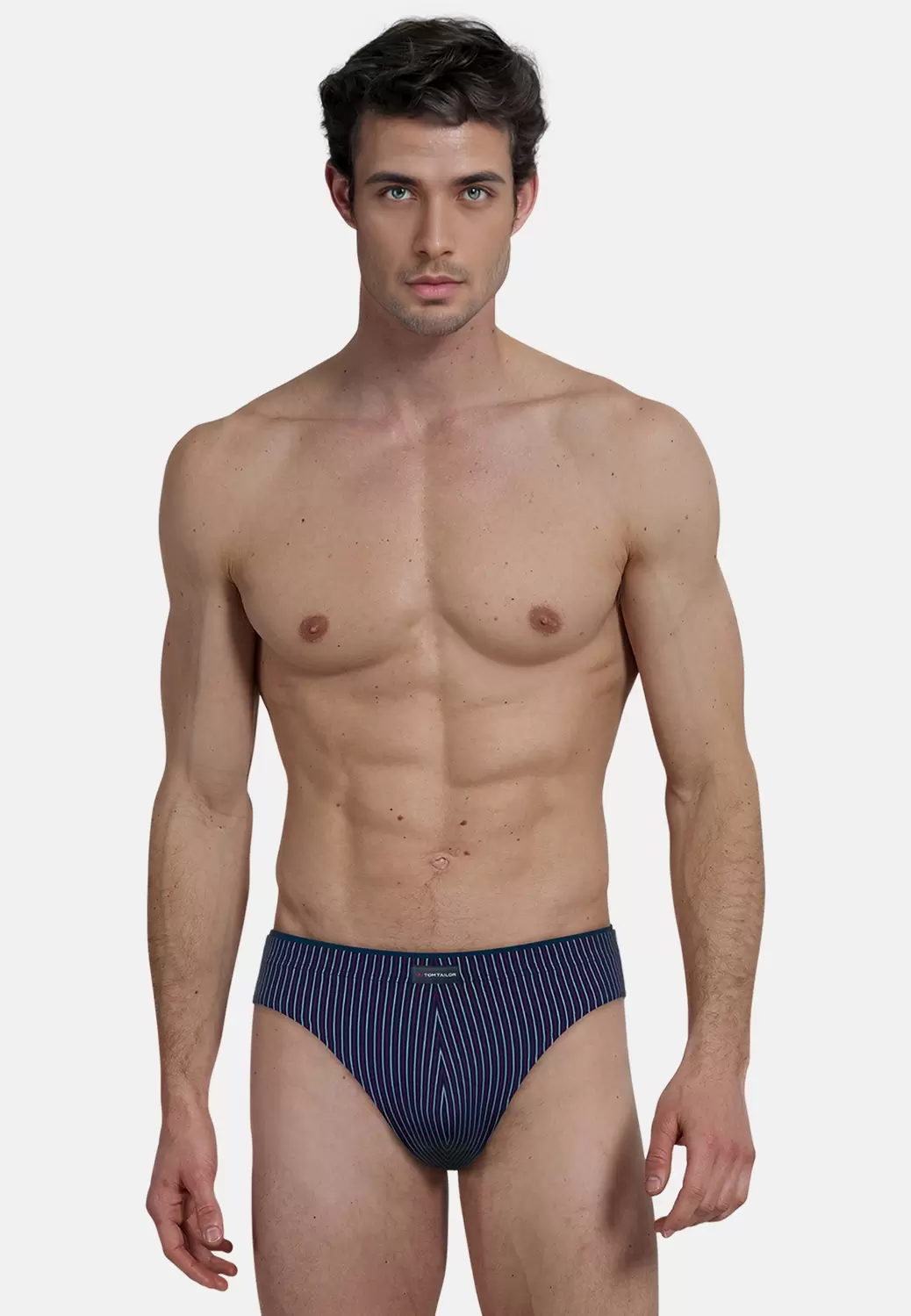Mini Slip, blau-dunkel-Streifen
