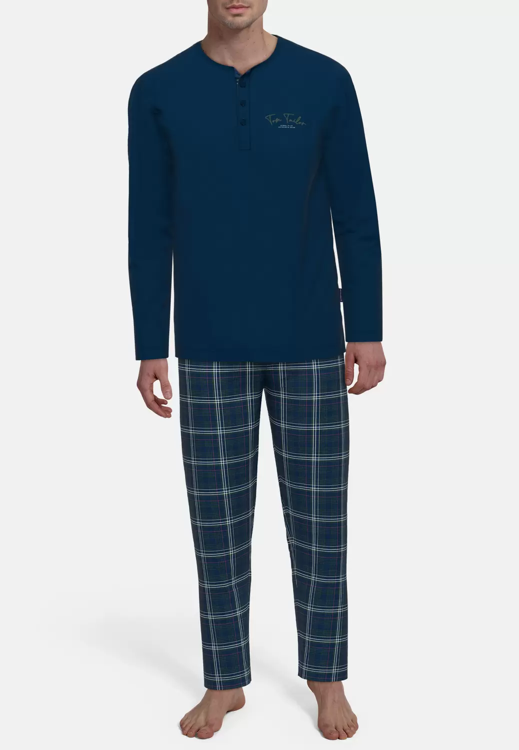 Pyjama, 4-Knopfv., offen