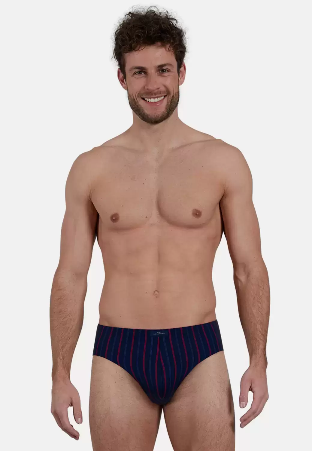 Sport Slip, blau-dunkel-Streifen