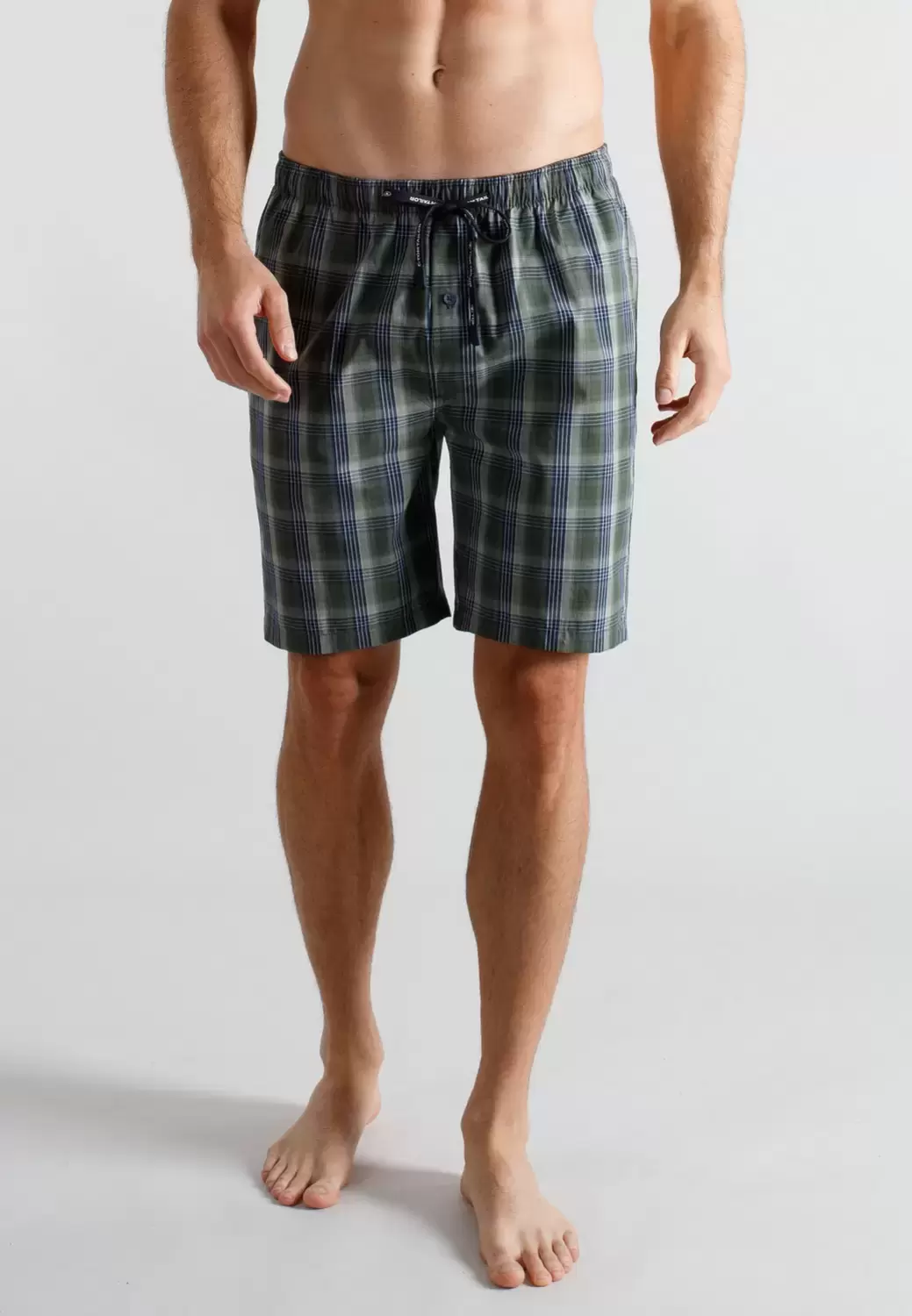 Bermuda, grün-dunkel-Karo