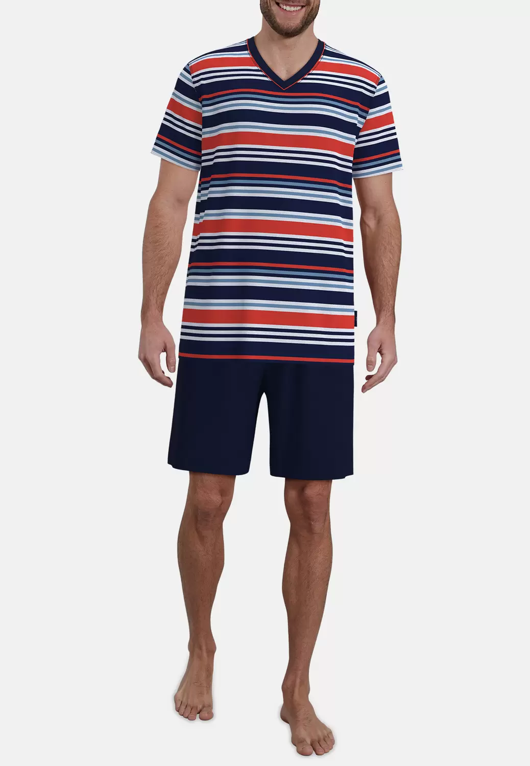 Shorty, V-A., blau-mittel-Ringel