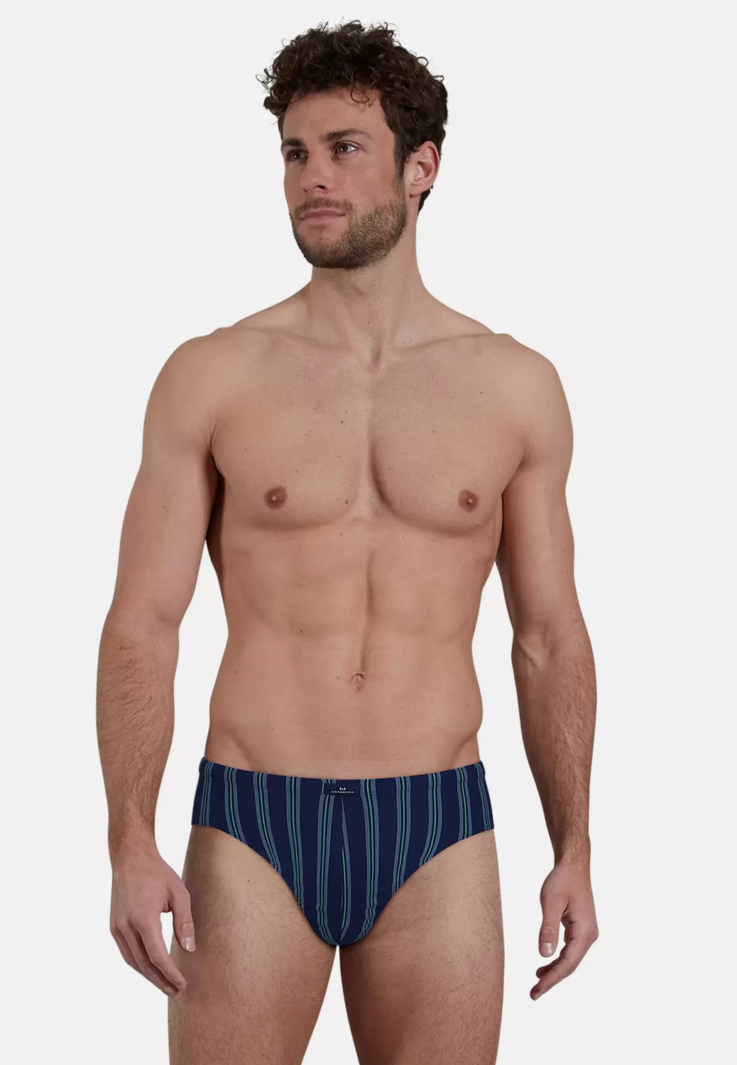 Sport Slip, blau-dunkel-Streifen