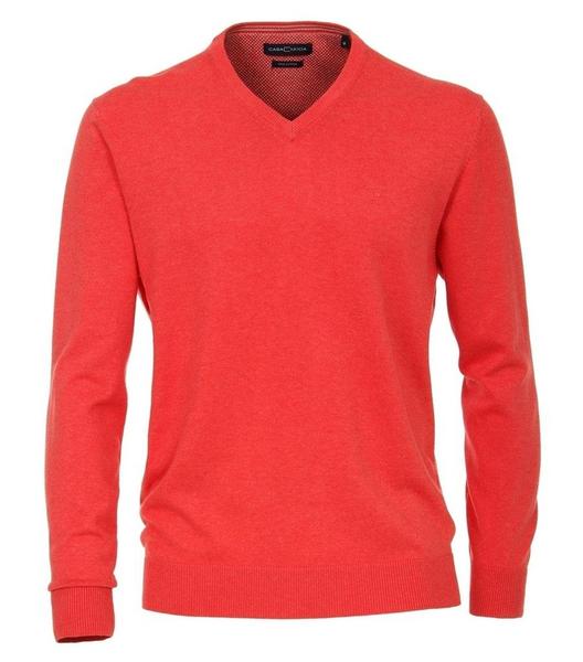 Pullover V-Neck NOS - 402/402 rot
