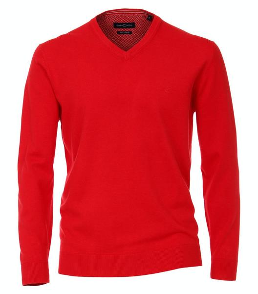 Pullover V-Neck NOS - 427/427 rot