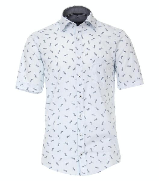 Kent Casual Fit 1/2Arm L0448A - 100/100 blau