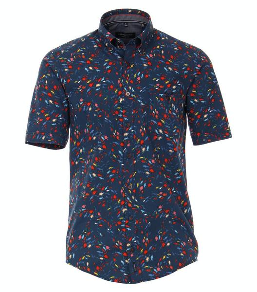 B.D. Casual Short 1/2Arm L0524 - 100/100 blau