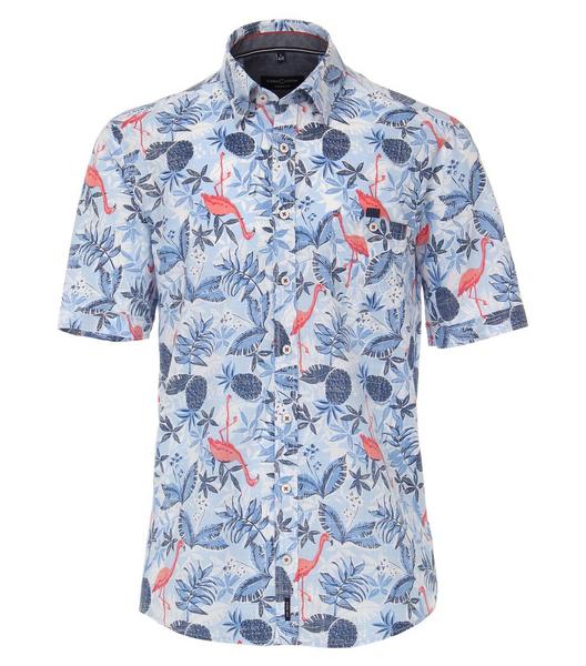 U.B.D. Casual Short 1/2Arm L05 - 100/100 blau