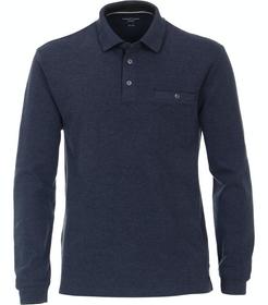 Polo-Shirt Langarm gestreift