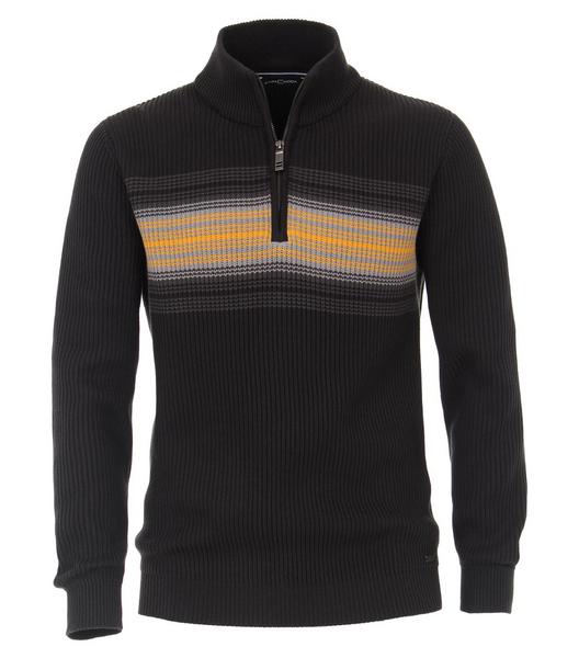 Stricktroyer mit Zip - 774/774 anthrazit