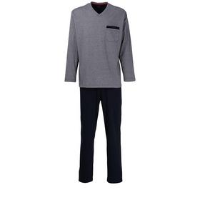 Pyjama - 621/blau-mittel-melange