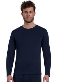 Shirt, 1/1 A., O-A., blau-dunkel-uni