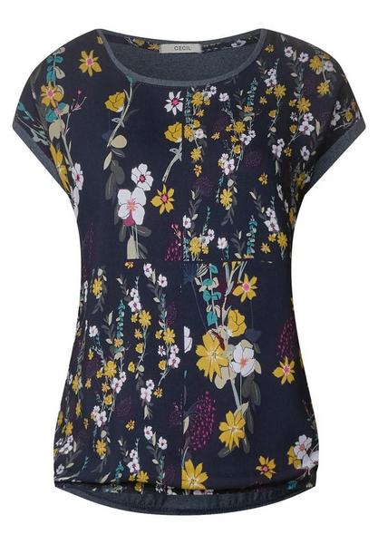 Flower patchwork matmix - 30128/deep blue