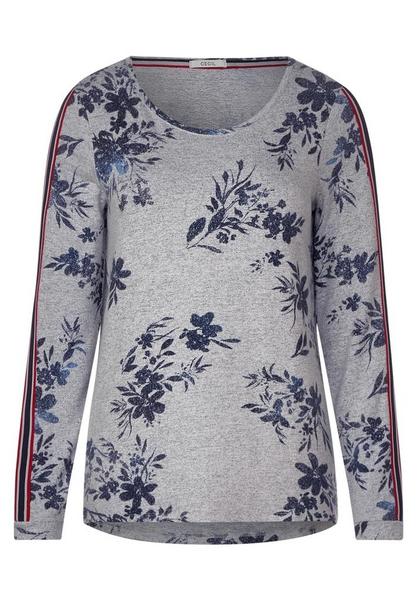 TOS Melange Flower - 30327/mineral grey melange