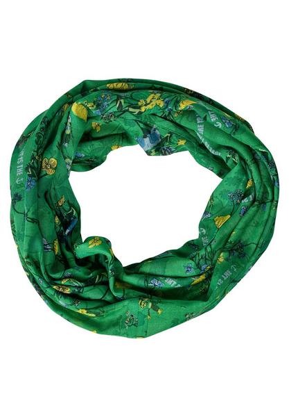 Flower Print Loop - 32097/lucky clover green