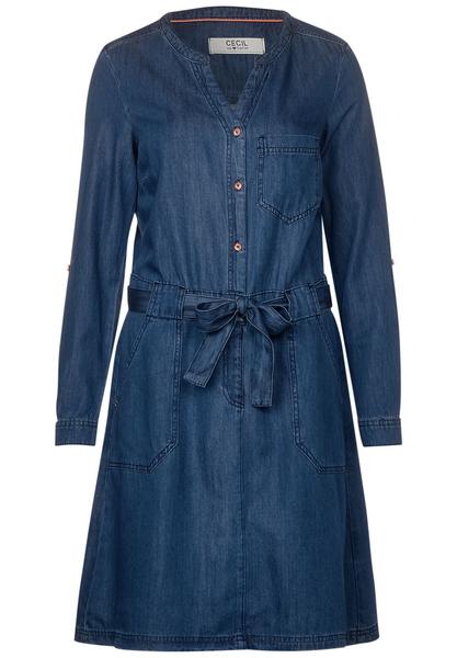 Lyocell Dress - 10315/Dark blue wash