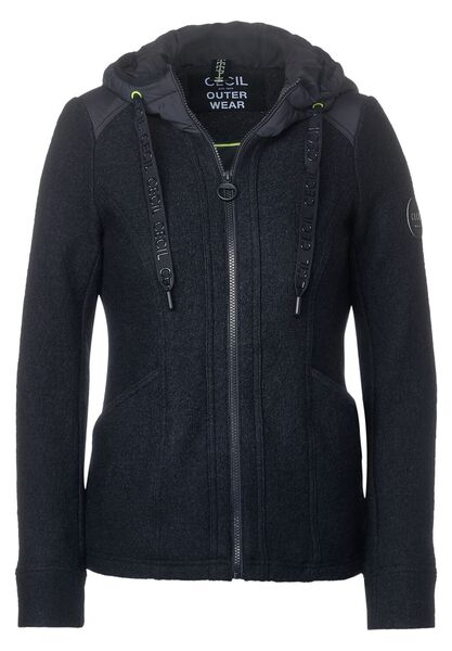 Wool Mix Jacket - 10128/deep blue