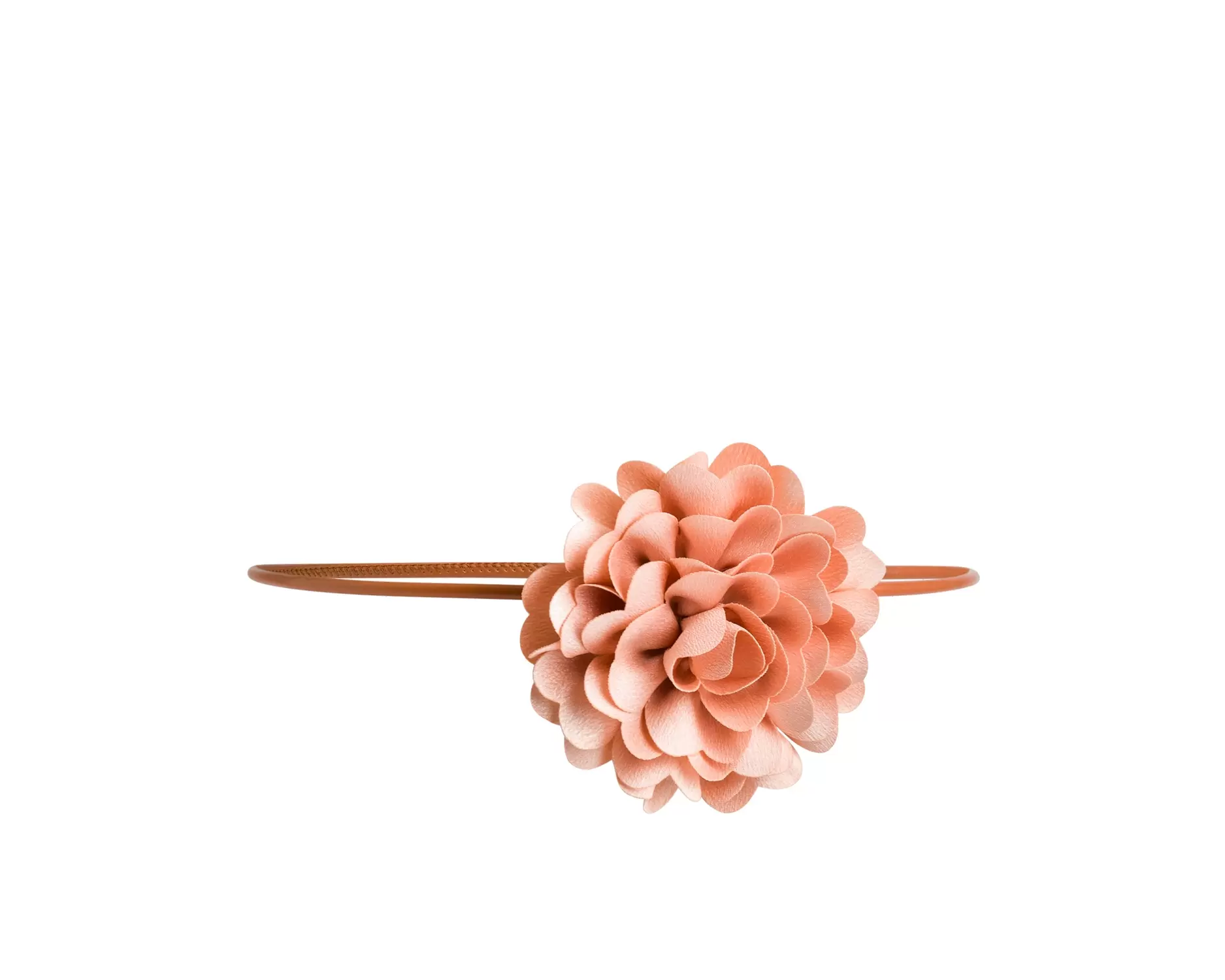 3 mm Kordelgürtel mit Blüte