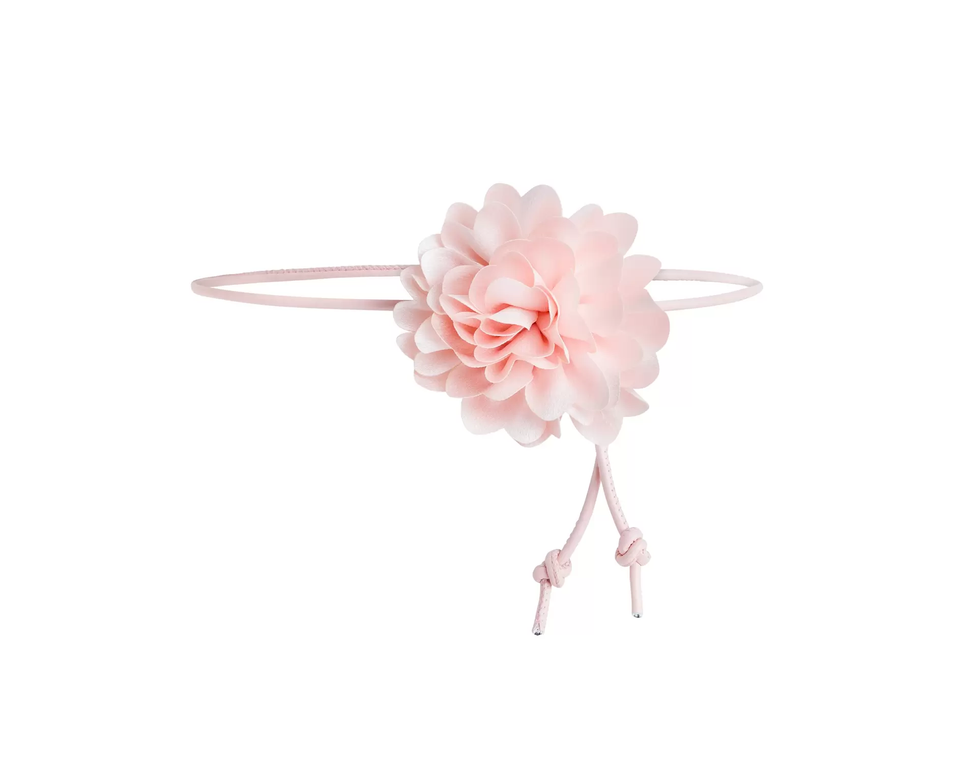 3 mm Kordelgürtel mit Blüte