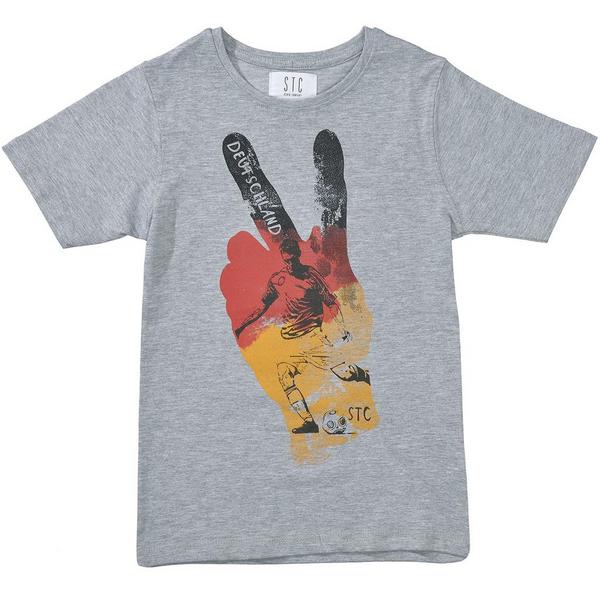 Kn.-T-Shirt - 815/LIGHT STONE MEL.