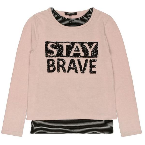 Md.-Boxy-Shirt 2in1 - 409/OLD ROSE MEL.