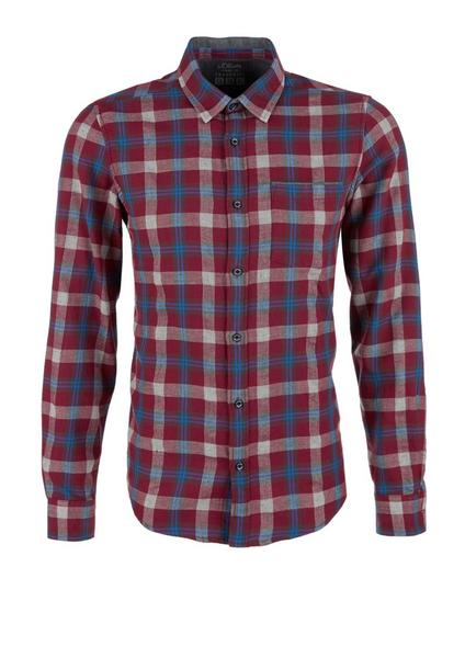 HEMD SLIM FIT 1/1 ARM - 45N0/sangiovese