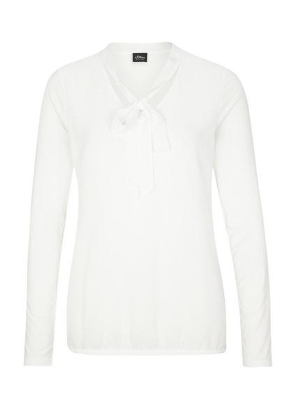 T-SHIRT LANGARM - 0200/winter cream