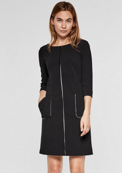 KLEID KURZ - 9999/secret black