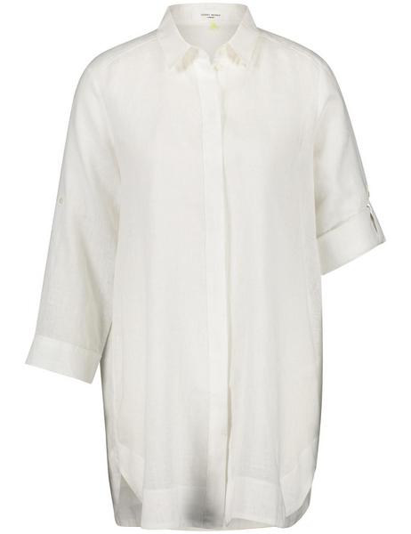 BLUSE 3/4 ARM CASUAL FIT - 99600/WEISS/WEISS