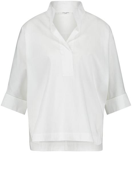 BLUSE 3/4 ARM CASUAL FIT - 99600/WEISS/WEISS