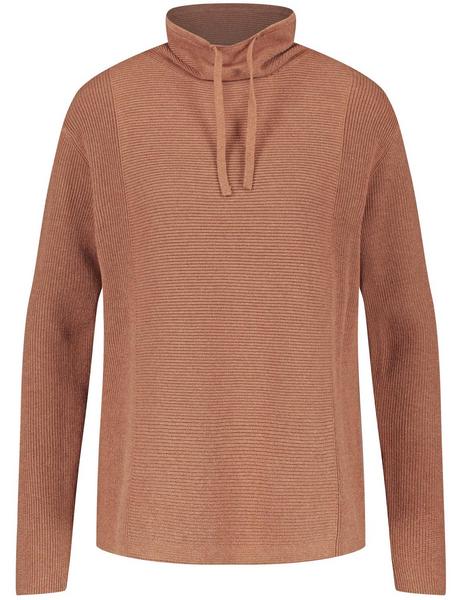 PULLOVER TURTLE - 704560/HAZELNUT MELANGE