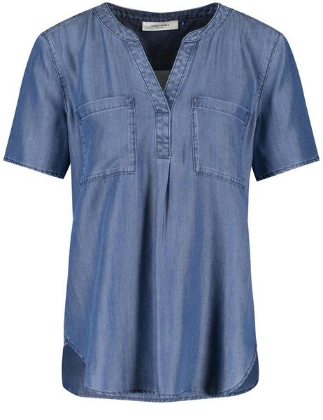 BLUSE 1/2 ARM - 85900/BLUE DENIM