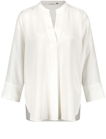 3/4 Arm Bluse mit verlängertem Rückenteil
