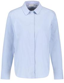 Hemdbluse mit verdeckter Knopfleiste und Armriegel