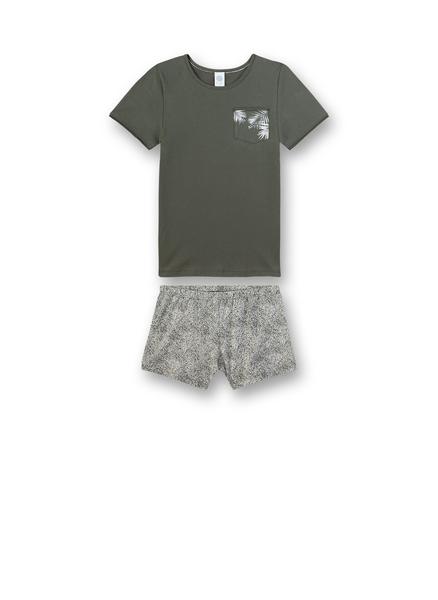 Pyjama short - 4991/deep khaki