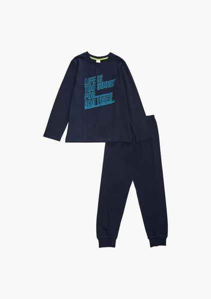 Pyjama long motiv - 5172/navy