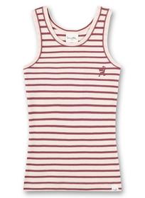 Shirt w/o sleeves allover - 38101/red wine