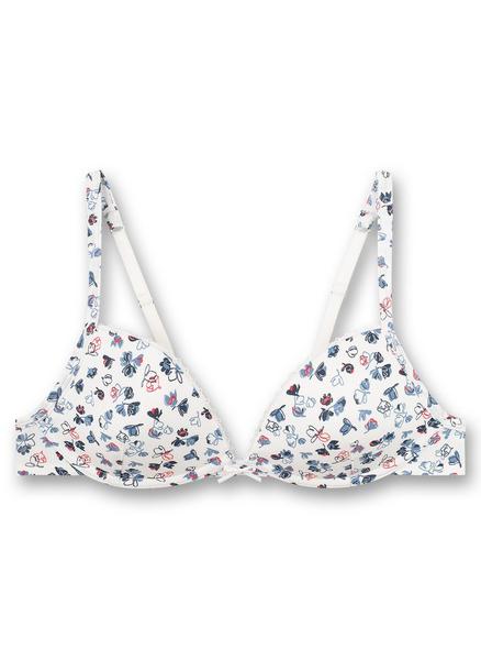 Bra soft cup allover - 1948/white pebb