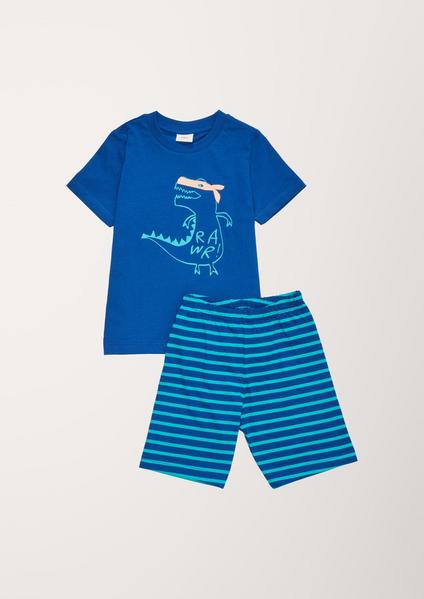Pyjama short motiv - 5736/blau