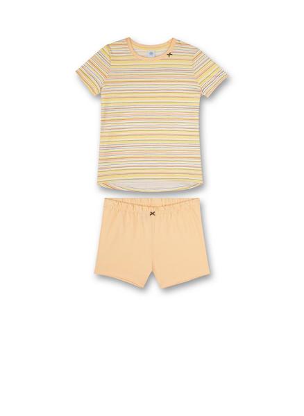 Pyjama short allover - 2085/pale banan